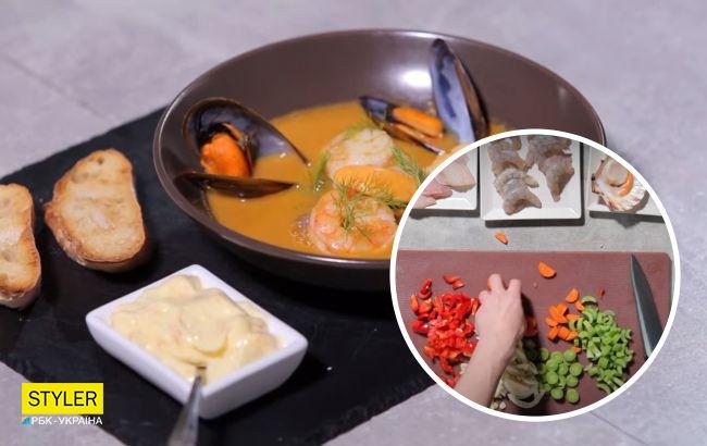 Смачний рецепт буябеса - традиційного французького супу, від якого ви будете в захваті (відео)