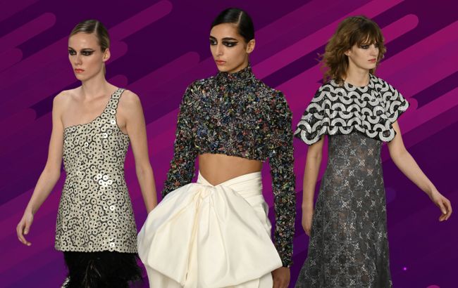 Воздушные силуэты, роскошная вышивка и неизменный твид: в Париже прошел показ Chanel Haute Couture