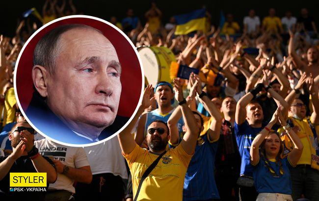 Під час матчу Україна-Росія вболівальникам заборонили співати "Путін - х*ло"