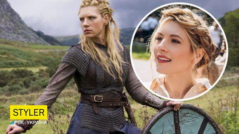 Наша звезда "Викингов" Кэтрин Винник поддержала Украину красноречивыми фото