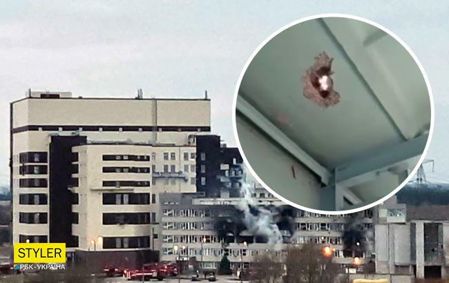 Обстрел Запорожской АЭС. Показали видео с последствиями штурма