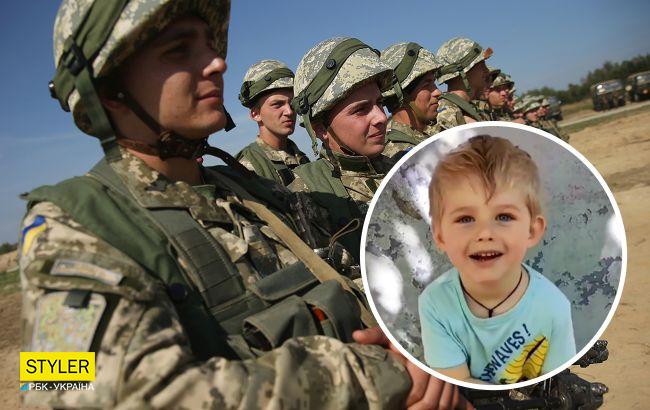 "Мене оберігають українські супермени": мальчик довел до слез стихом для наших защитников