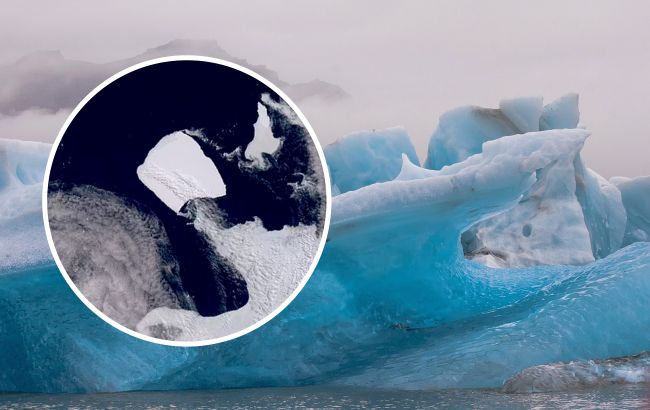 Найбільший айсберг світу розпочав свій рух після 30-річної перерви: як він виглядає