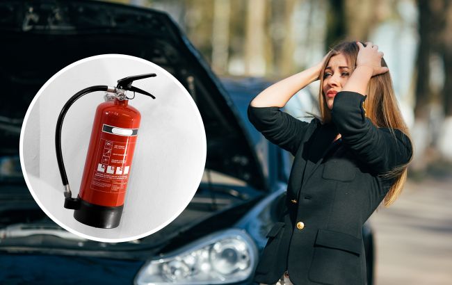 Украинским водителям рассказали, можно ли получить штраф за отсутствие огнетушителя в авто
