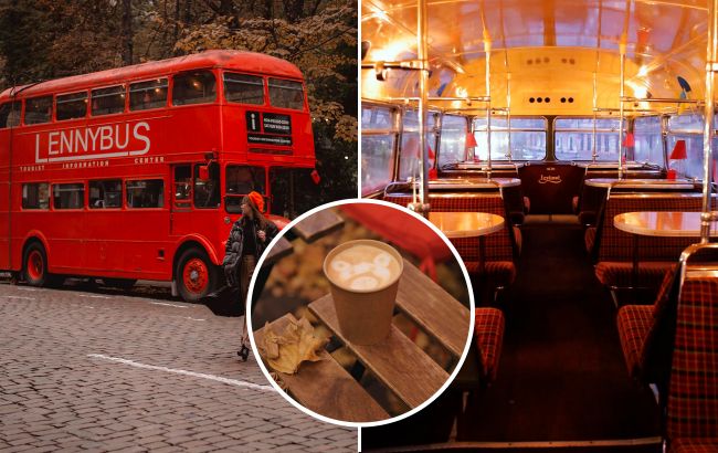 Знаете ли вы историю красного лондонского автобуса, который стал киевской кофейней в самом центре