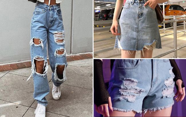 Мода сквозь века. Как правильно носить рваные джинсы, чтобы всегда быть в тренде