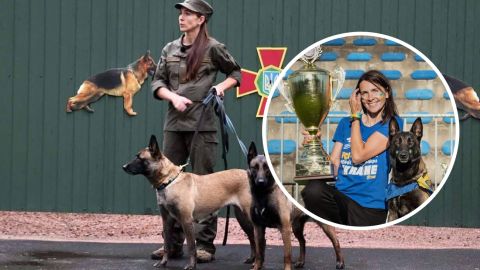 Службовий пес Нацгвардії виграв чемпіонат світу з дресирування: фото красуні