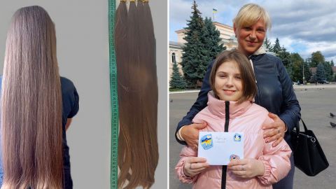 Хоче, щоб тато повернувся з полону: українка обстригла довге волосся, щоб допомогти ЗСУ
