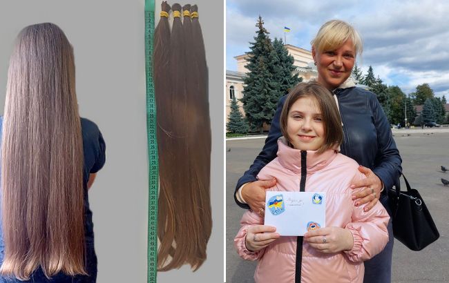Хоче, щоб тато повернувся з полону: українка обстригла довге волосся, щоб допомогти ЗСУ