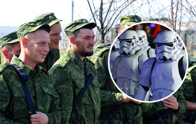 Российских мобиков вырядили как персонажей из "Звездных войн" (видео)
