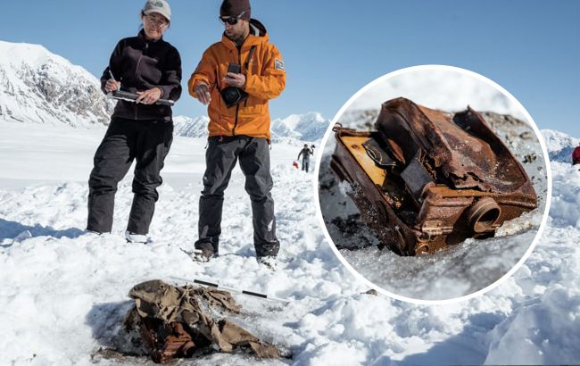 На льодовику в Канаді виявили камери дослідника, які він залишив у 1937 році