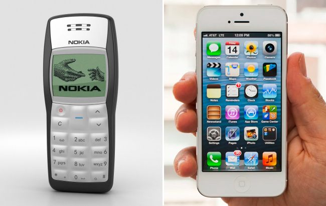 Від "цегли" Nokia до iPhone. Опубліковано рейтинг 15 найпопулярніших телефонів усіх часів