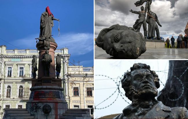 Знесення пам'ятників в Україні: скільки було демонтовано у 2022 році