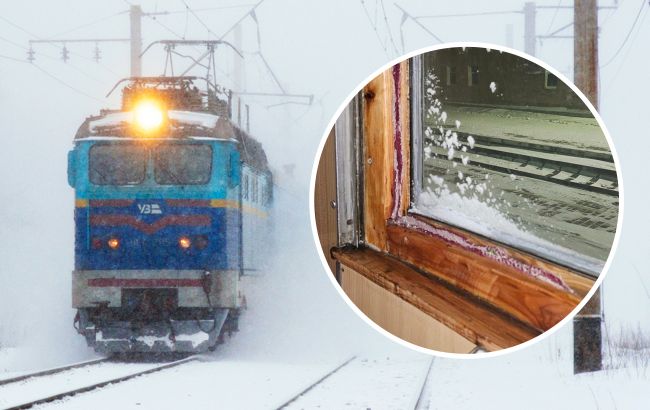 "Полагодили" вікна старим ганчір'ям. Укрзалізницю звинуватили в "заморожуванні" пасажирів (фото)