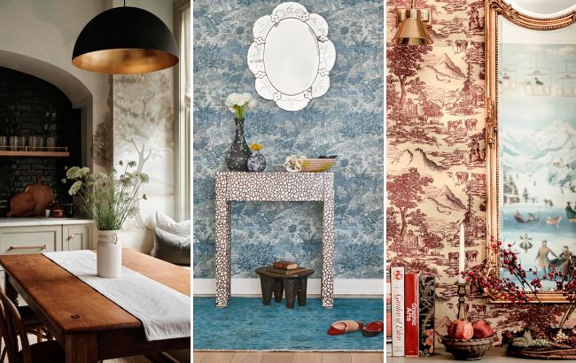 Класика по-новому: дизайнер показала головний тренд декору стін у 2024 році