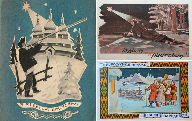 Смотрите, как выглядели украинские рождественские открытки в начале ХХ века (фото)