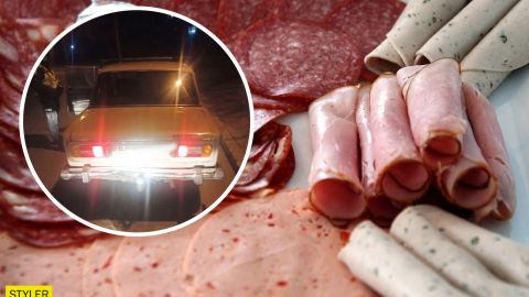 Во Львове отличился пьяный водитель на "Жигулях": предложил колбасу вместо удостоверения