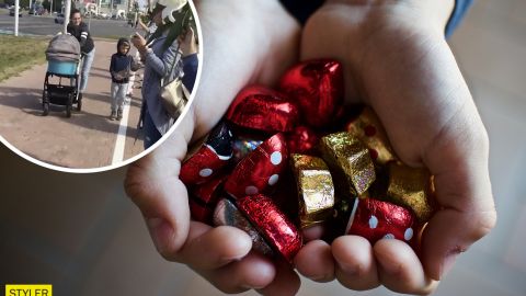 В Минске маленький мальчик раздавал конфеты&nbsp;протестующим: трогательное видео