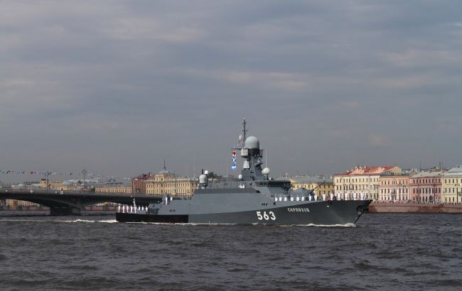 В Калининградской области горел российский ракетный корабль "Серпухов", - источник