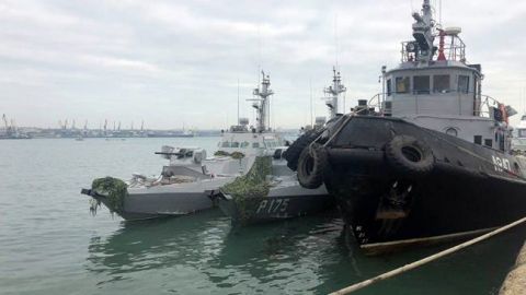 Захваченные Россией украинские корабли исчезли из порта в Керчи