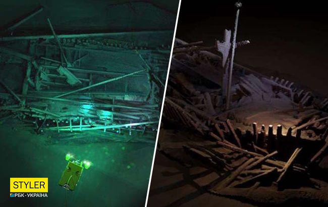 На дне Черного моря обнаружили кладбище кораблей: им более 2500 лет (фото)