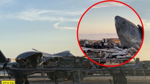 Ракета Ілона Маска Starship SN8 розбилася відразу після посадки (фото уламків)