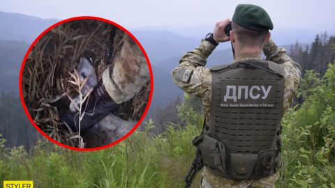 Українські прикордонники спіймали дику тварину і жорстоко поглумилися над нею: відео 18+