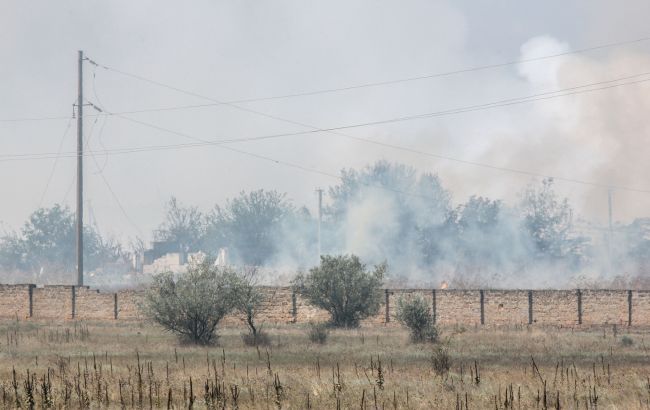 Колонна россиян попала под обстрел у Чонгара