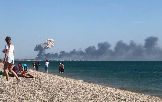 Через вибухи на авіабазі в Криму постраждали 5 осіб