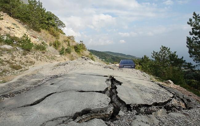 Российские оккупанты признались, что им не хватает денег на ремонт дорог в Крыму