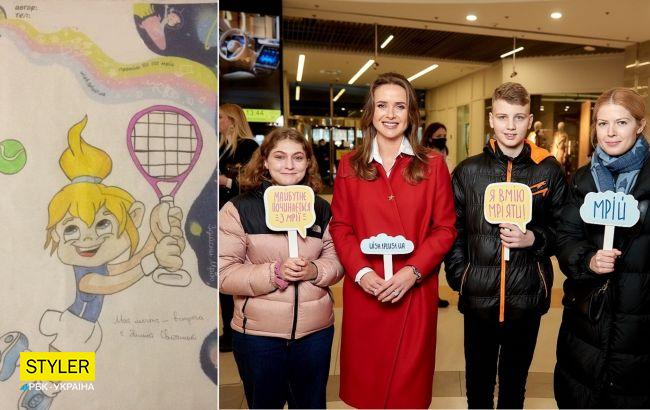 Щастя до сліз: Еліна Світоліна зустрілася з юними важкохворими тенісистами (фото)