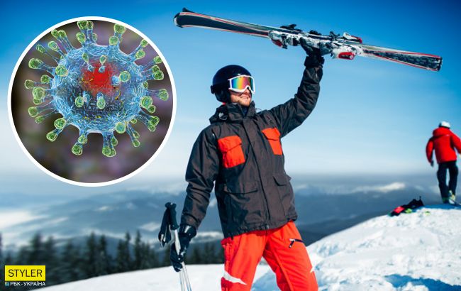 Можно ли заразится коронавирусом во время катания на лыжах: в ВОЗ дали ответ