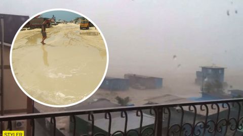 Кирилівка пішла під воду: курорт став продовженням Азовського моря (відео)