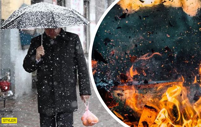 Високий рівень небезпеки: синоптики дали прогноз погоди на неділю