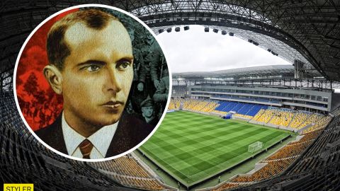 Один из самых дорогих стадионов Украины хотят назвать в честь Бандеры