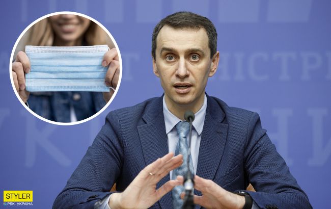 Чи небезпечно довго носити маску: Ляшко розповів про нові дослідження та розвіяв фейки