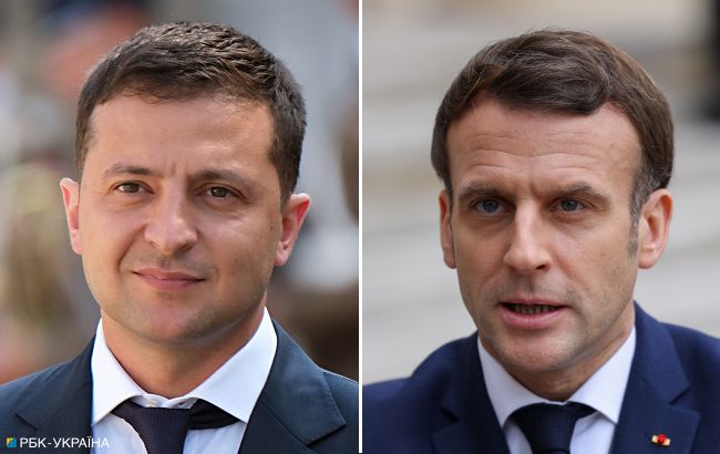 Зеленський про стосунки з Макроном: тепліші, ніж погода