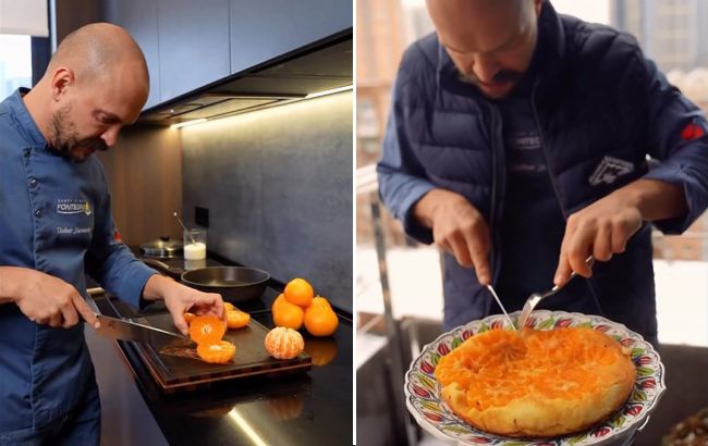 Ароматний і соковитий: як приготувати мандариновий пиріг на пательні