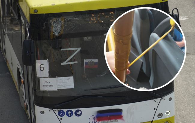 "Инновации "русского мира": в сети показали, как оккупанты в Мариуполе "обновляют" транспорт (фото)