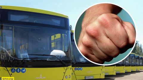 В одесской маршрутке устроили самосуд над мужчиной, который пнул женщину (видео)