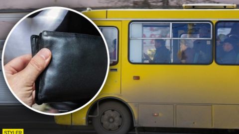 В маршрутке Киева поймали наглого карманника: фото "героя"