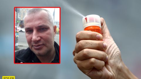 В Киеве маршрутчик брызнул в лицо газовым баллончиком известному волонтеру