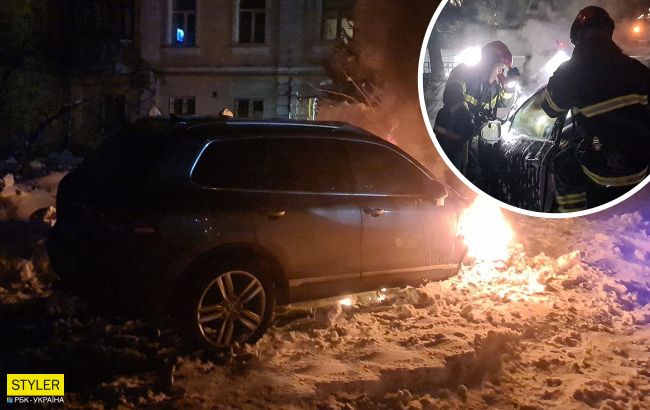 В Киеве подожгли машину журналиста Антонова, боровшегося с "автохамами"