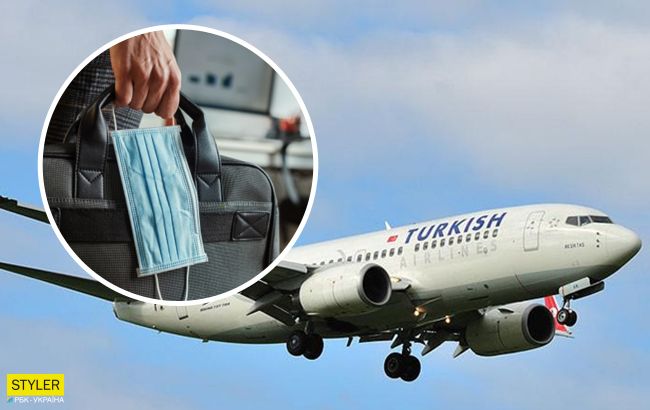 Украинка устроила скандал в самолете из-за маски: видео возмутило сеть
