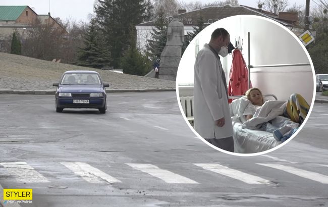 Під Хмельницьким п'яний чиновник збив двох жінок на переході: момент наїзду потрапив на відео