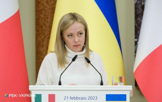 "Следует избегать эскалации". Премьер Италии выступила против отправки войск в Украину