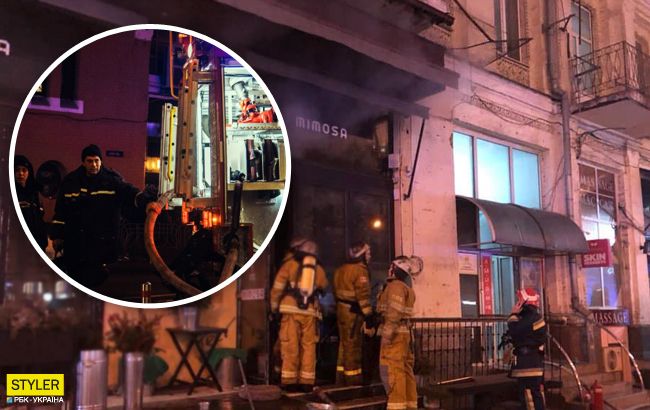 Сначала оплатите счет: пожар в ресторане в центре Киева возмутил сеть
