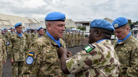 Місія ООН нагородила медалями понад 250 українських миротворців у Конго