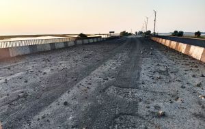Чонгарський міст повністю виведений з ладу після повторного удару дронами