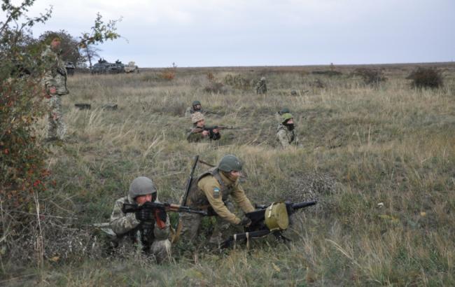 На побережье Азовского моря прошли учения по противодесантной обороне